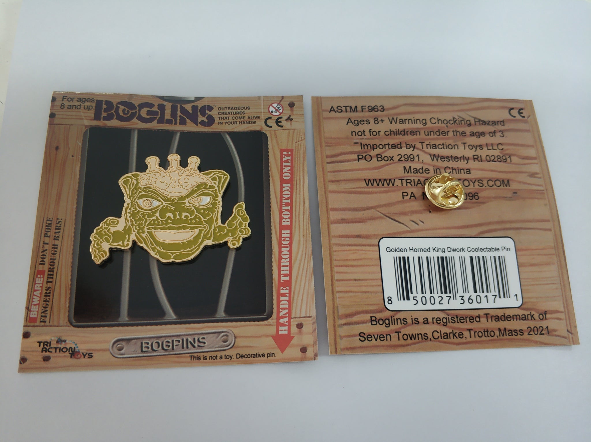 Gold Horned King Dwork Bogpin – The Boglins
